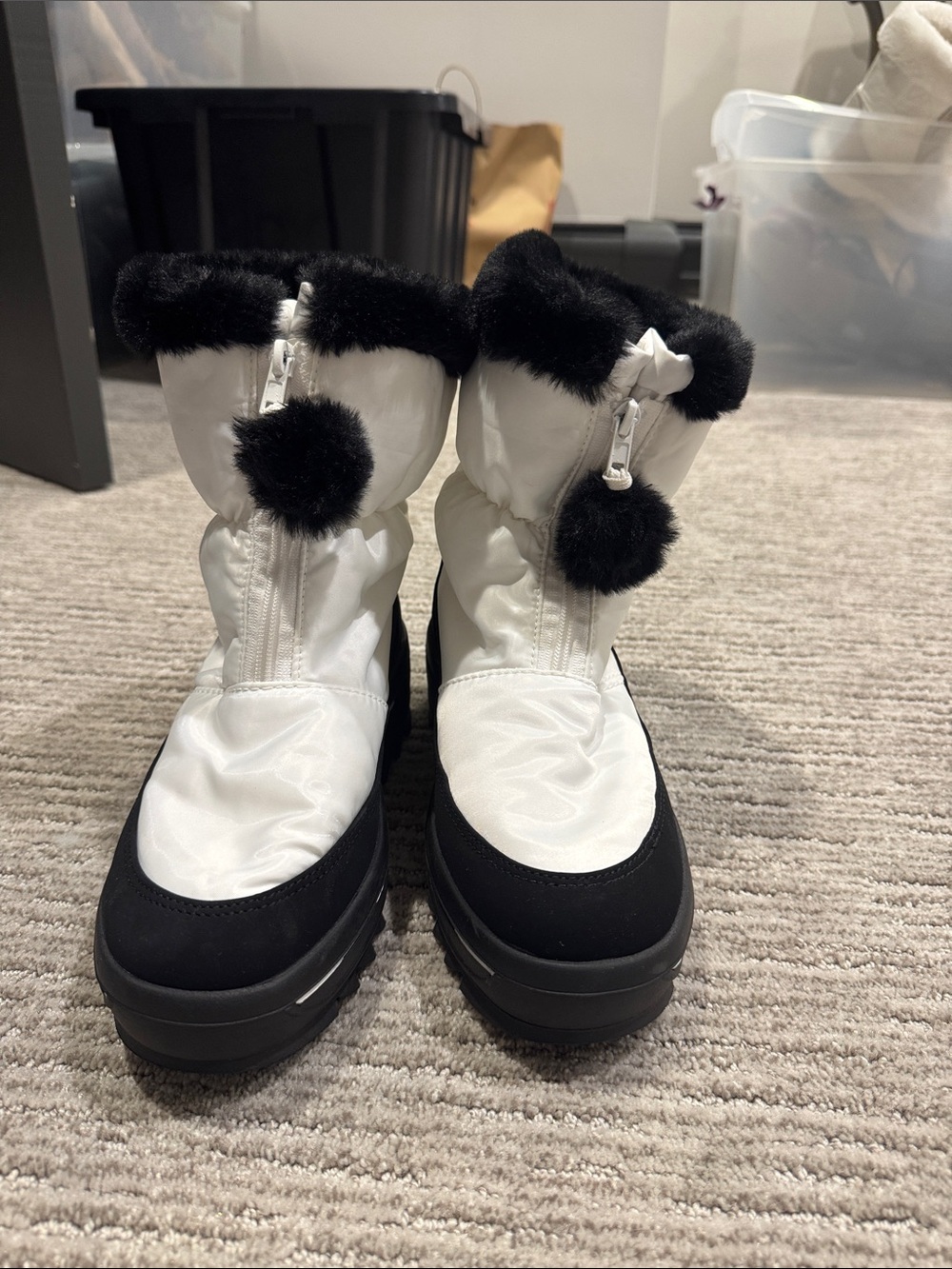 NWT Pajar Toby Waterproof Winter Boots White/Black EU 40